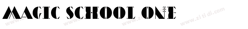 Magic School One字体转换